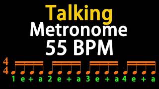 55BPM Talking Metronome （16th Note）