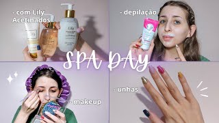Spa Day Com Lily Acetinados - Depilação Facial, Cabelo, Pele, Unhas E Make