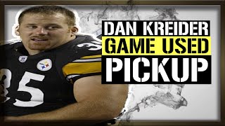 Steelers Game Used Pickup - Dan Kreider