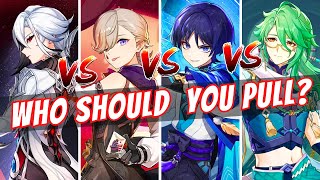 Who Should You Pull - ARLECCHINO / LYNEY / WANDERER / BAIZHU | Genshin Impact 4.6 Update Banners