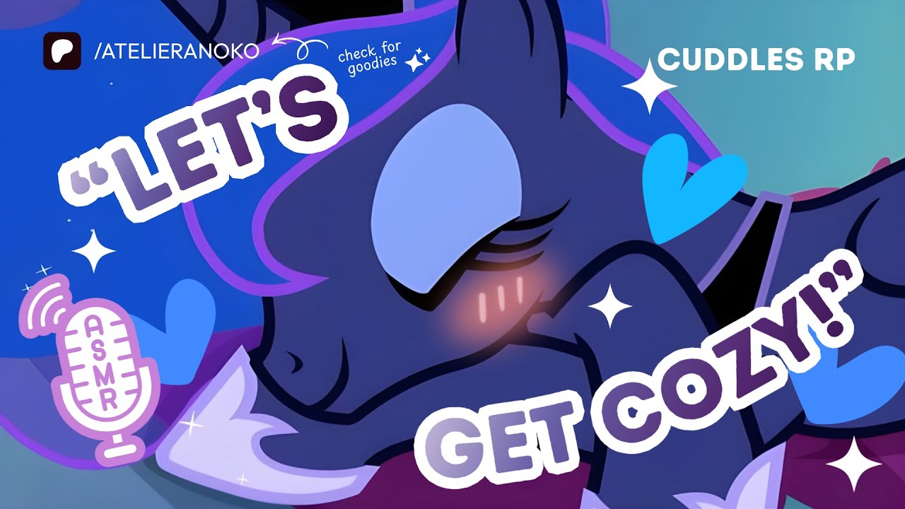 【MLP ASMR】💙🌙 Засыпаю в копытах принцессы Луны!!