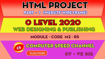 html tutorial in  hindi || o level  html tutorilal || web designing & publishing || html wireframe||