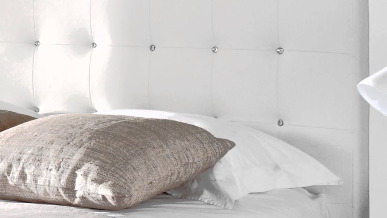 Atlantis Leather Ottoman TV Bed White YouTube