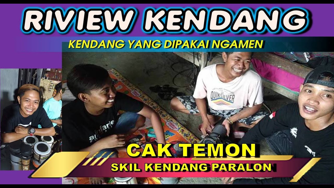 RIVIEW UKURAN KENDANG YANG DI PAKAI CAK TEMON PARALON
