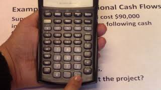 8  IRR and Nonconventional cash flows