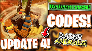 🏜️*DESERT DUNES* All NEW DESERT DUNES UPDATE 4 CODES FOR RAISE ANIMALS! ROBLOX RAISE ANIMALS CODES