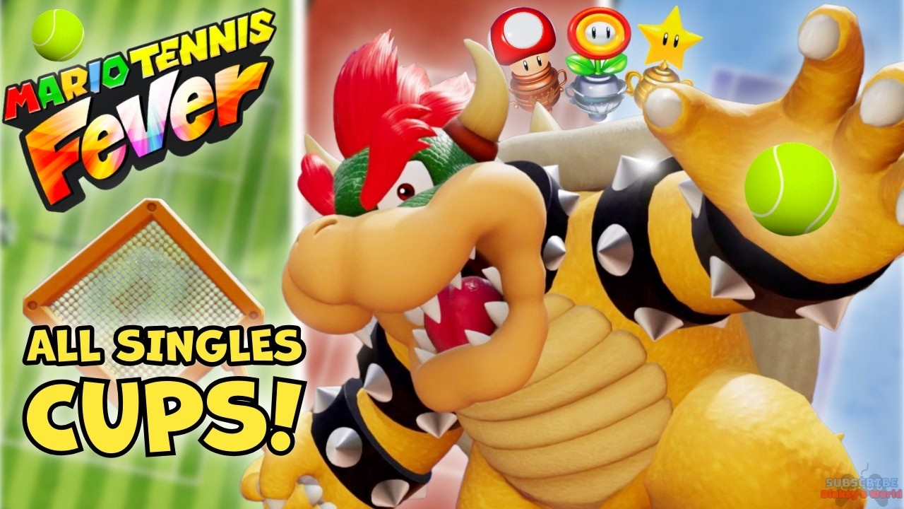 Bowser’s Tennis Tournament: All Mario Tennis Fever Cups (4K No Commentary) | Nintendo Switch 2