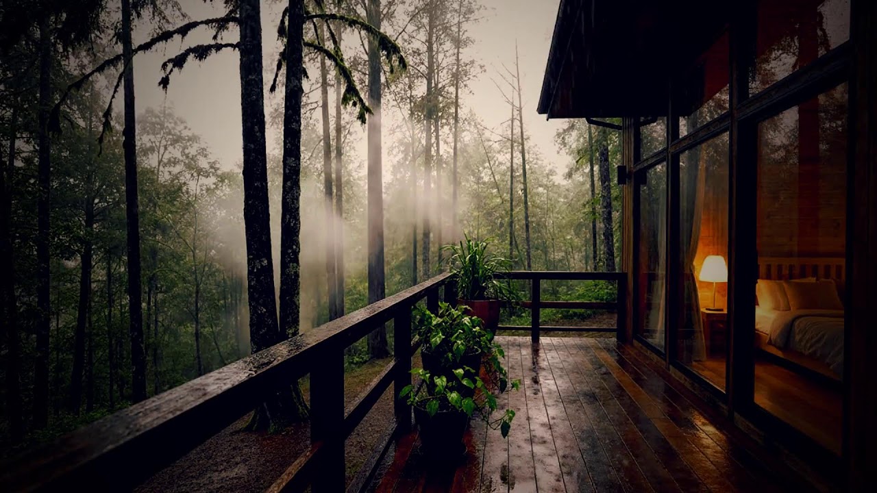 Sleep Music for Balanced Sleep 🧭 Anxiety Relief, Deep Rest, Mental Stability, Rain Sound