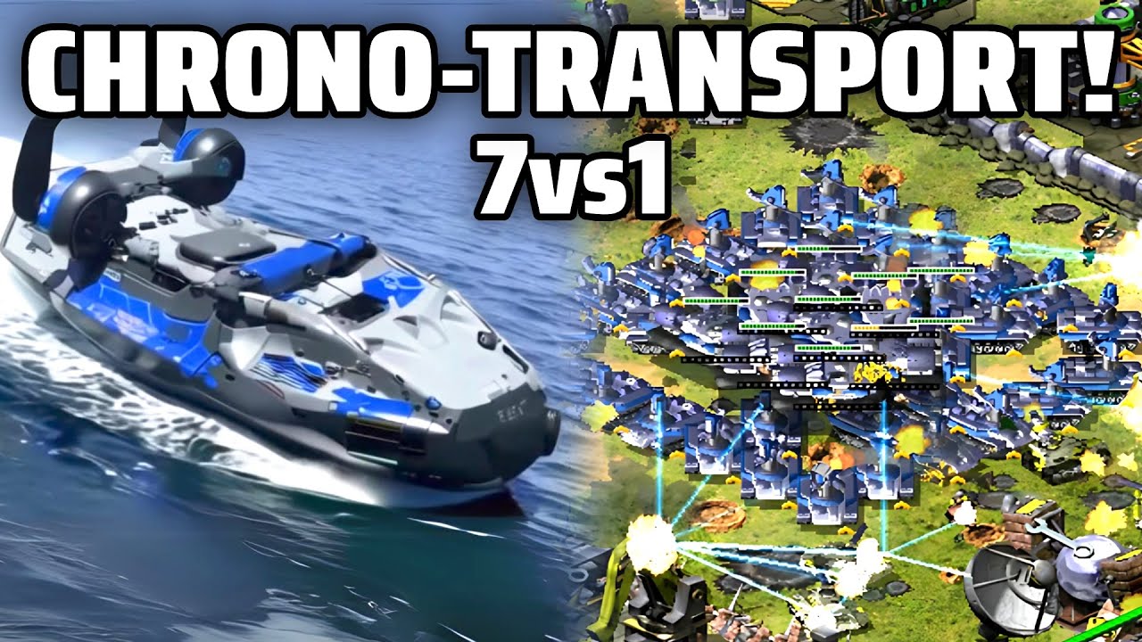 Red Alert 2 | Chrono-Transport | (7 vs 1 Capturable SW)
