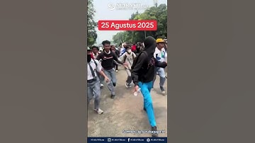 Kericuhan Warnai Aksi Demo di Depan DPR, Aparat Paksa Mundur Massa