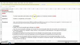 AUDIT PROCEDURES FOR ACCOUNTS PAYABLE: Understanding audit procedures vs audit evidence