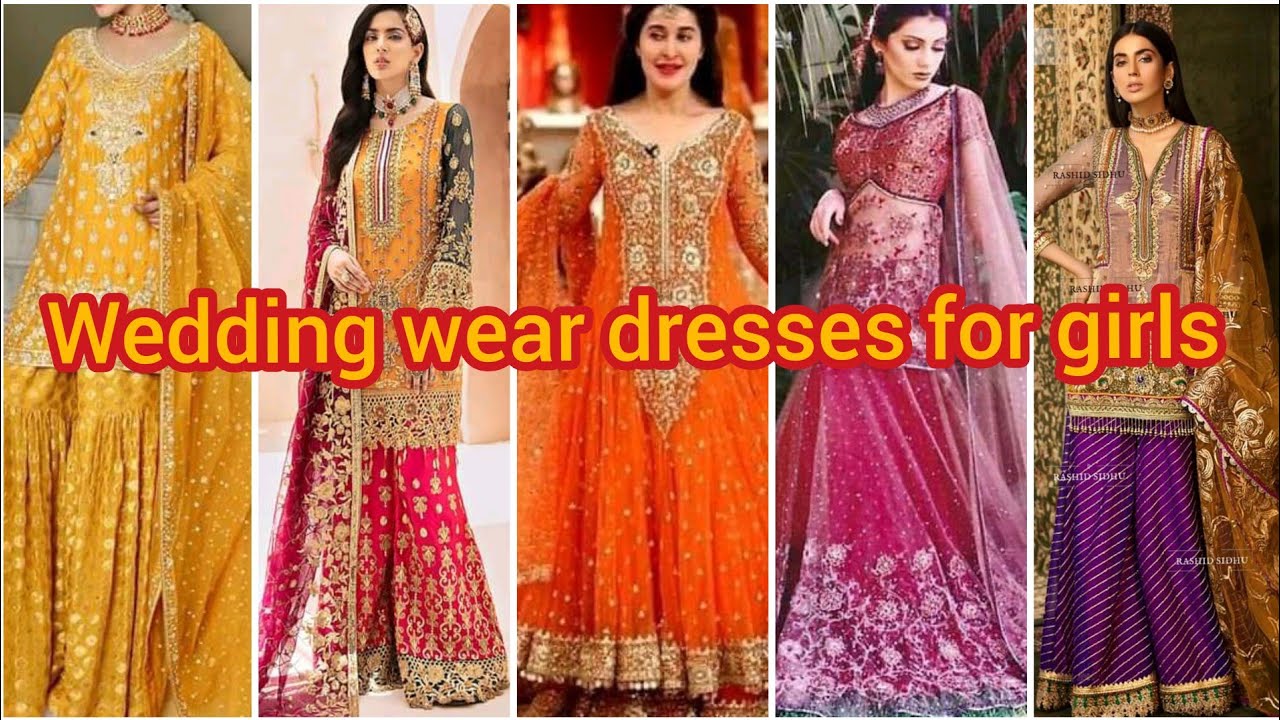 Latest Wedding wear,party wear dresses for girls/ fancy party wear