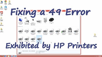 Fixing a 49 Error on HP Printers