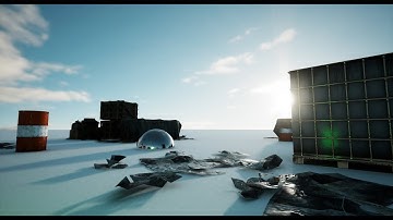UE4 Raytrace | Realtime GI & reflection with .exr sequence ( ue4.22 | RTX 2080ti )