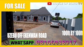 HOUSE FOR SALE IN BENIN CITY, EDO STATE NIGERIA - UTEZU OFF EKENWAN ROAD