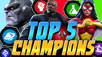 TOP 5 Champions in EACH CLASS in Marvel Contest of Champions | Sep 2025