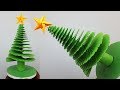 3D Paper Christmas Tree | How to Make Paper Xmas Tree | DIY Christmas Crafts