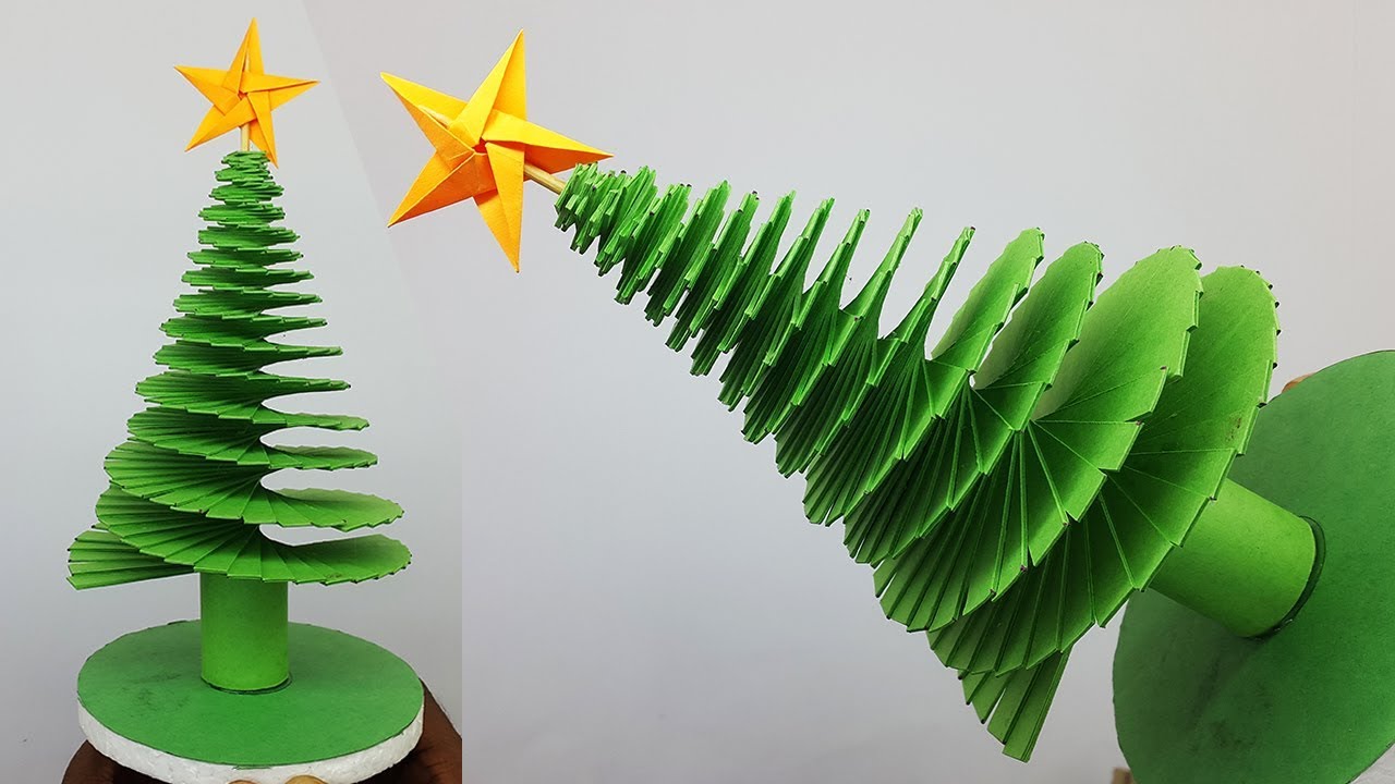 DIY Paper Christmas Trees