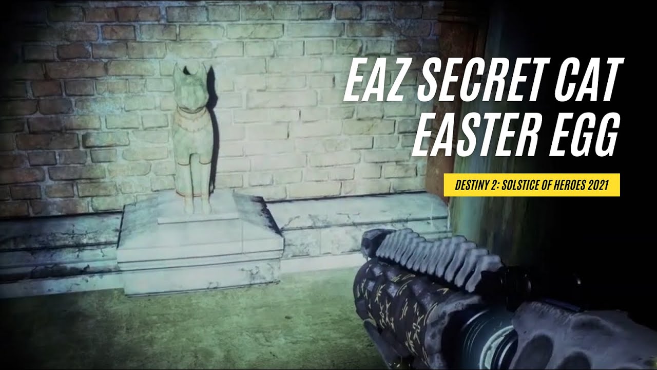 Destiny 2: Secret Cat in the EAZ (Solstice of Heroes 2021)