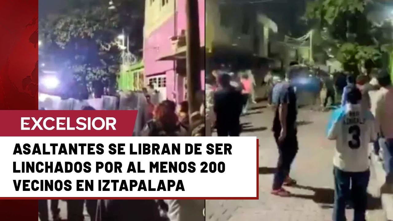 Vecinos de Iztapalapa intentan linchar a presuntos asaltantes