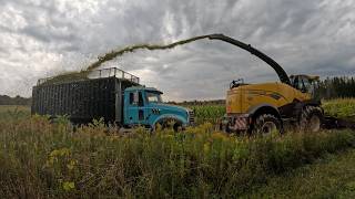 New Holland T9 & Harvester Working Hard — Harvest Season in Central New York | Clinton Tractor