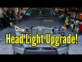 Lancer/ Evo/ Ralliart Vland Audi Headlight Install (How to)