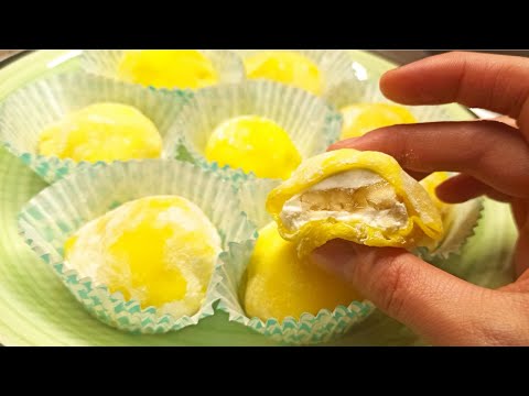 Японский десерт Моти. Готовим Моти на сковороде!