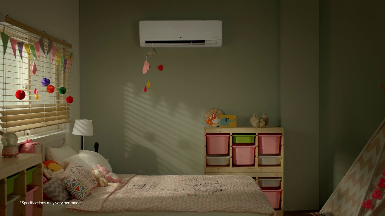 LG Air Conditioner DUALCOOL USP Low Noise YouTube