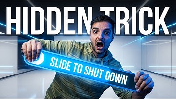 Windows Hidden Trick: Slide to Shut Down Your PC!