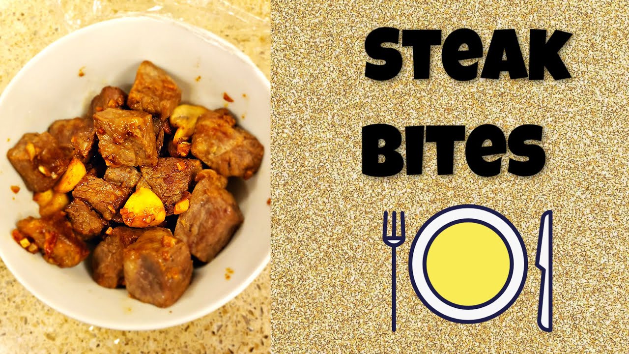 Garlic Butter STEAK BITES | Cook With Me | You HAVE to try these! - YouTube