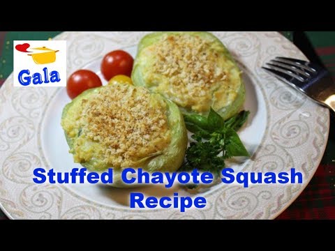 Stuffed Chayote Squash Recipe From Louisiana Or Stuffed Mirliton