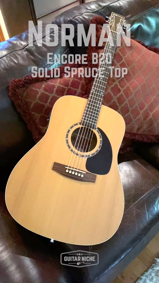 👁️ Norman Encore B20 Solid Spruce Top #plainjane #understated