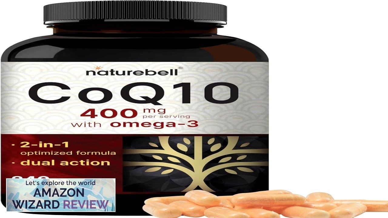 CoQ10 400mg with Omega 3 Fatty Acids 240* Capsules Stable High Review