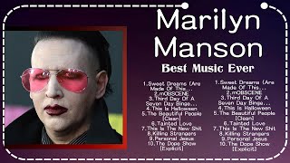 Marilyn Manson Top 10 Best Songs 💚 Best Collection 2024 💚 Popular Music
