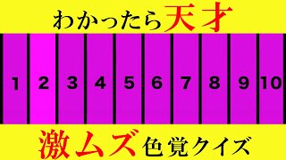 【ゆっくり解説】あなたはわかる？天才だけしかわからない色覚クイズ！