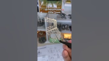 Build a Eiffel Tower 🧠  #3dpuzzle #hobby #eiffeltower