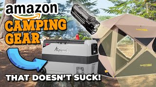 Best Amazon Camping Gear Review | Fanttik Tent, Loop Gear Flashlight & Alpicool Fridge