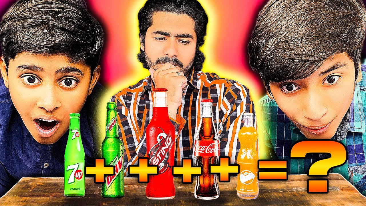 Saari COOL DRINKS ko Mix Kr Diya😲