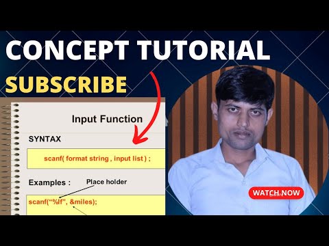 scanf function in