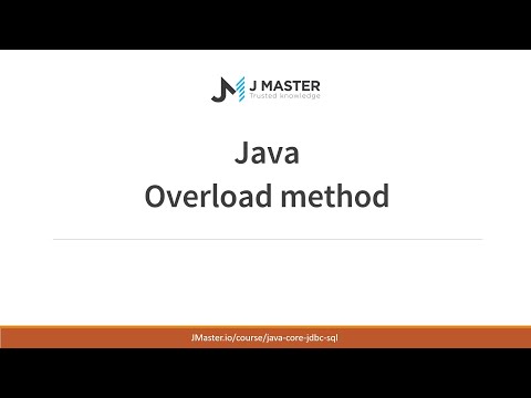 Java Cơ Bản - Overload hàm trong Java - JMaster.io
