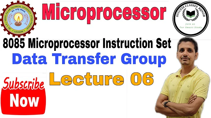 data transfer group || instruction set of 8085 microprocessor #aktu #microprocessor #8085 #