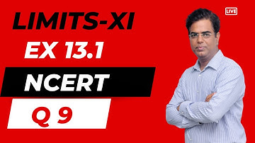Class 11 NCERT Limits Ex 13.1 Q9 | Easy Steps for CBSE ISC 2025 | Maths with RC Sir