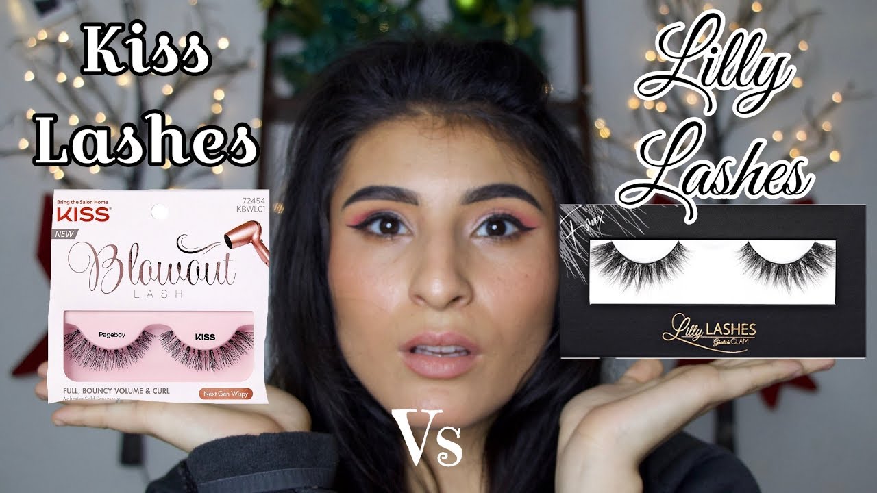 Lilly Lashes vs. Kiss Lashes YouTube