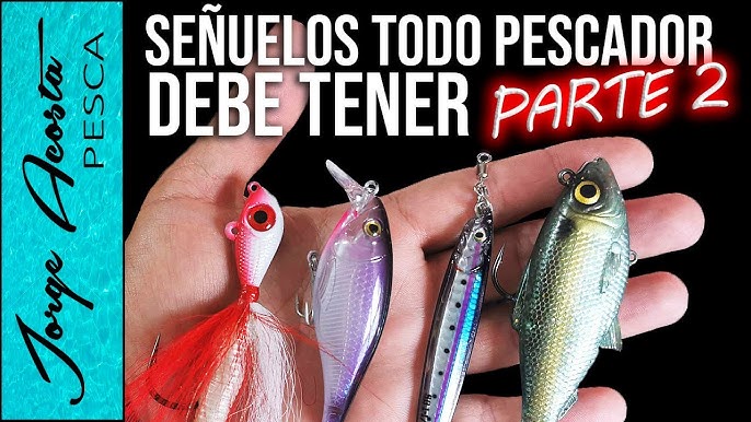 Señuelos que TODO PESCADOR DEBE TENER!!! - Tipos de Señuelos y como usarlos  para pesca en el mar. 