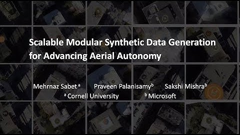 Scalable Modular Synthetic Data Generation for Advancing Aerial Autonomy