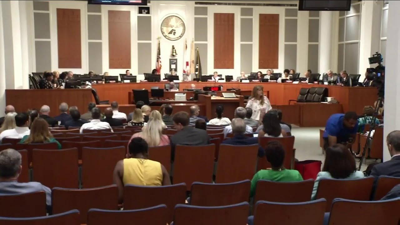 newspaper mockup Duval School Board discusses charter school tax allocations