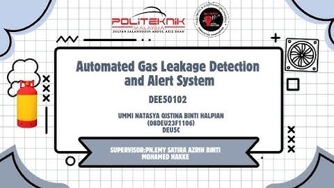 AUTOMATED GAS LEAKAGE DETECTION AND ALERT SYSTEM | EEEiC VIDEO 