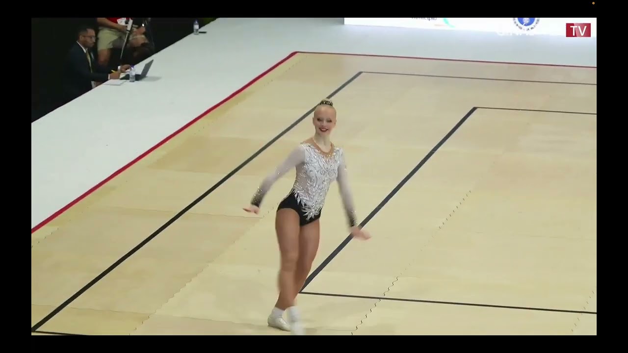 SIRVIO Jade (FIN) - FINALS JUNIOR  IW  Aerobic gymnastic Fig open 2024, CANTANHEDE