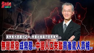 消失的十四億分之一...中國社會陷入恐慌年代...人口失蹤成常態!無聲蒸發背後的驚人真相..@democratictaiwanchannel