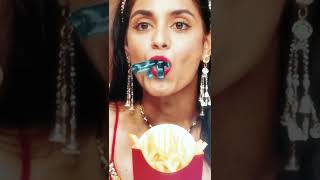Blue Glass Fries ASMR 🍟 | #India Girl | shorts